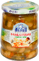 Фасоль с грибами по-монастырски