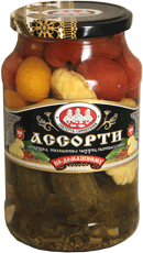 ассорти (огурцы, черри, патиссоны)