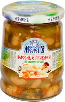 Фасоль с грибами по-монастырски