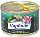 САРДИНА АТЛАНТИЧЕСКАЯ натуральная с добавлением масла