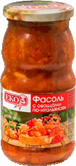 Фасоль с овощами по-итальянски