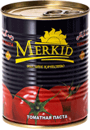 Томатная паста  Merkid 25-28% ГОСТ 380 г