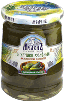 Огурчики соленые Меленковские бочковые