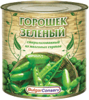 Горошек зеленый из мозговых сортов