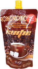 Молоко цельное сгущенное с сахаром и кофе