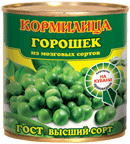 Зеленый горошек ТМ Кормилица